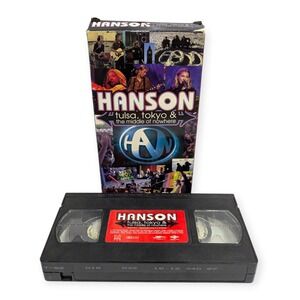 Hanson Tulsa Tokyo & The Middle of Nowhere VHS 1997 Music Documentary Pop MMMBop